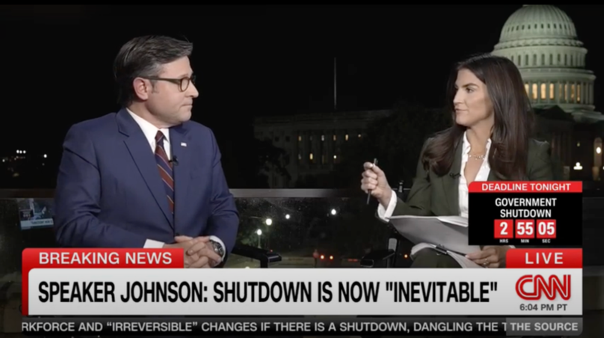 'I looked at it!' CNN's Kaitlan Collins gets testy fact-checking Mike Johnson